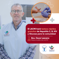 El Laboratorio Central hará este viernes testeos rápidos gratuitos de hepatitis C,B, HIV y glucosa solo con DNI