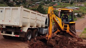 Nueva obra de reconstrucción de calzada y baden sobre Av Yerbal Viejo y Calle Isaías