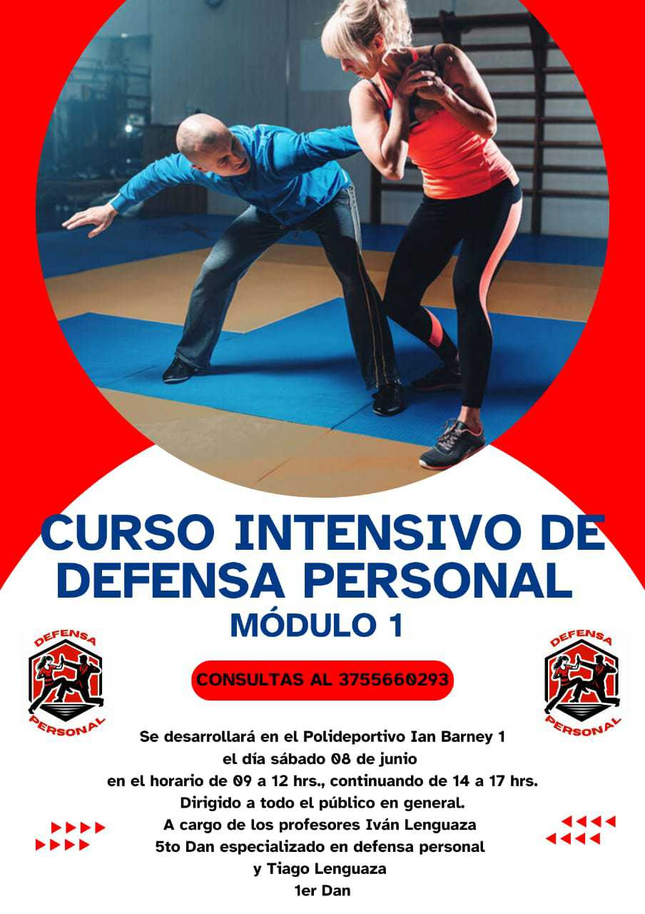 OBERÁ: Curso intensivo de defensa personal