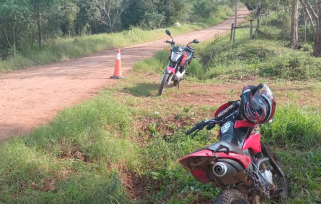 PANAMBÍ: Tres personas resultaron lesionadas tras colisionar en el Paraje Sargento Cabral