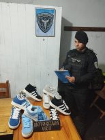 La Patrulla Motorizada recuperó zapatillas robadas de un comercio obereño