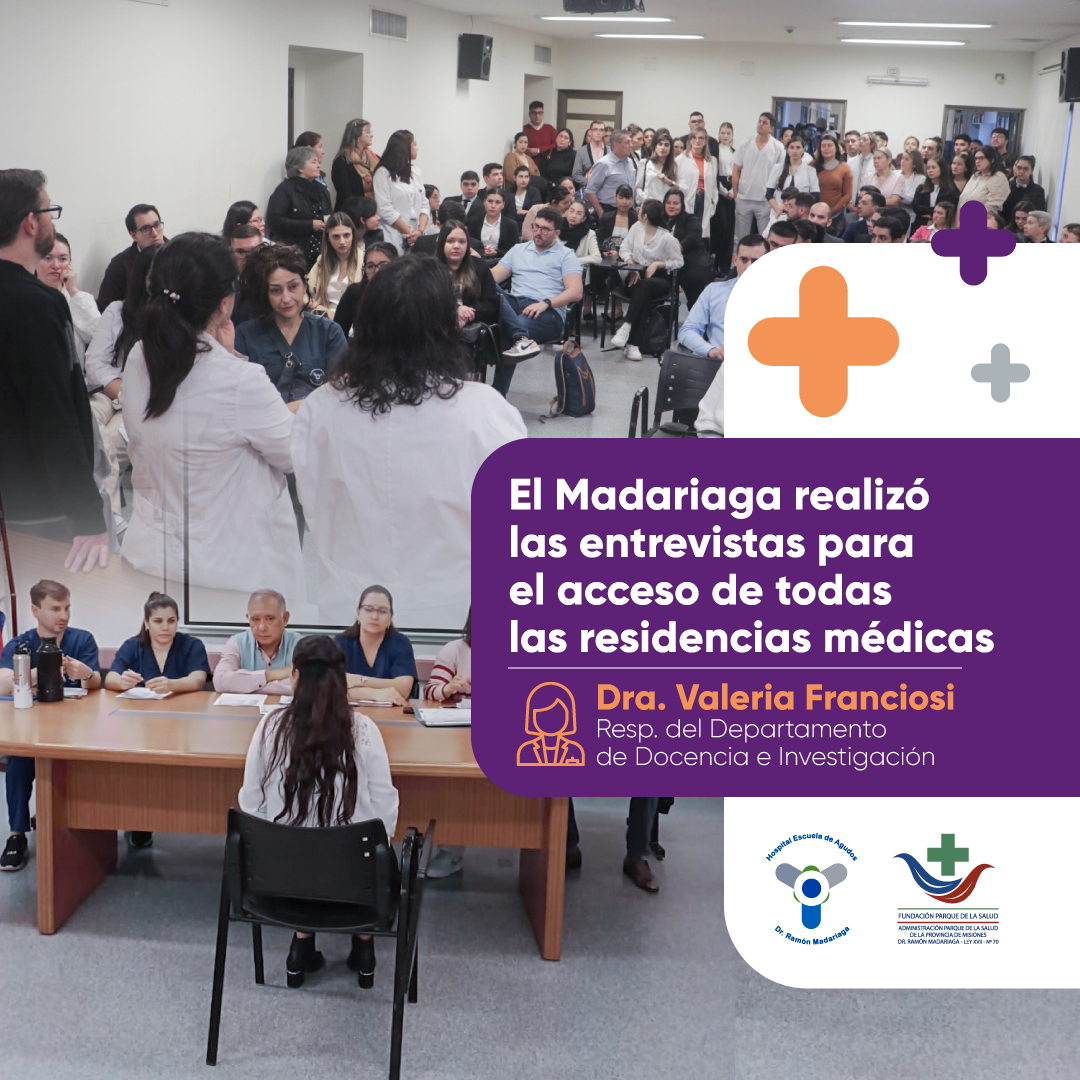 El Hospital Madariaga realizó las entrevistas para el acceso de todas las residencias médicas