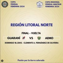 AEMO define al campeón de la región Litoral Norte del Federal Femenino