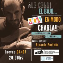 Charla MOA: Ale Cerri y la profesionalización del músico Obereño