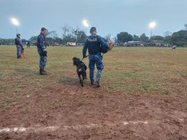 La Policía prestó seguridad en la Final de la Liga Obereña de Fútbol