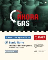 Ahora Gas: Hoy jueves en barrio Norte