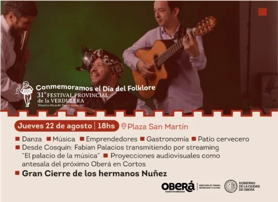 Hoy se celebra el Día del Folclore y se realizará el 31° Festival Provincial de la Verdulera