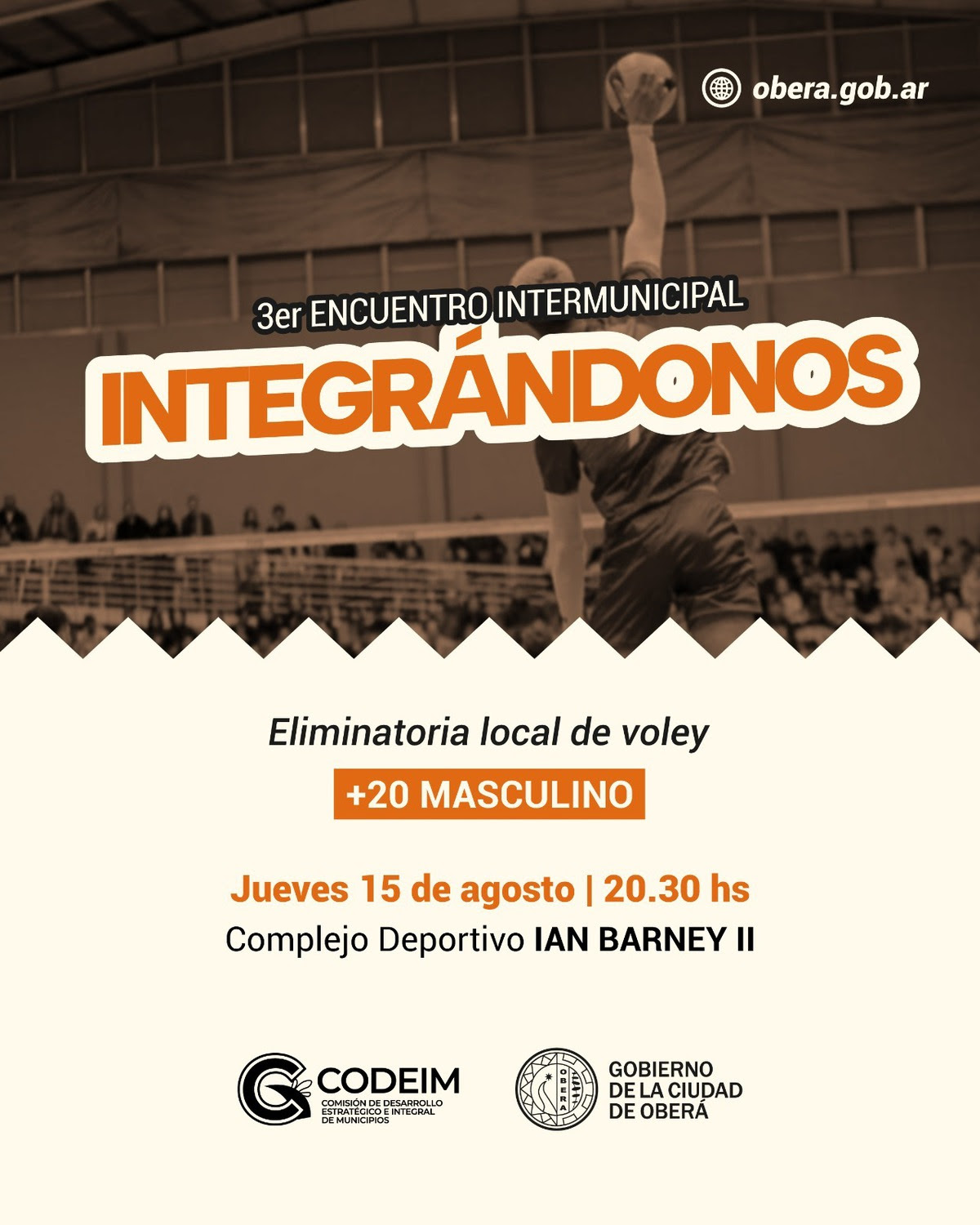 OBERÁ: El encuentro intermunicipal de vóley define al campeón