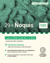 OBERÁ: Taller de cocina gratuito, en el centro integrador comunitario del Barrio Schuster