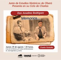 Ciclo de Charlas: Memorias de Don Anselmo