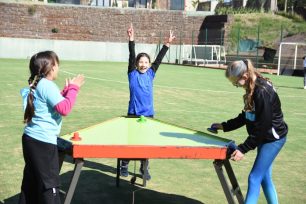 Oberá Hockey celebró el día de la niñez con sus jugadores y jugadoras