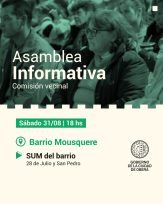 Asamblea informativa para la renovación de la comisión vecinal de barrio Mousquere