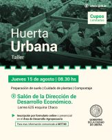Taller de Huertas Urbanas: En Oberá se aprende a cultivar en espacios pequeños