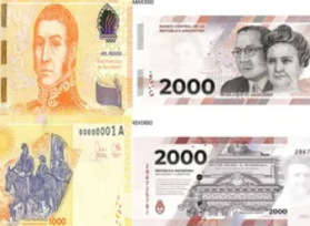 Se dejarán de imprimir billetes  de 1000 y de 2000 por su desvalorización