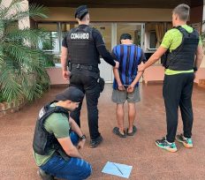 Tras días de investigación, la policía detuvo a conocido delincuente obereño