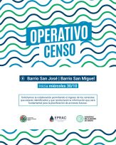 Operativo de Censo en San José y San Miguel, es el siguiente paso para el agua potable