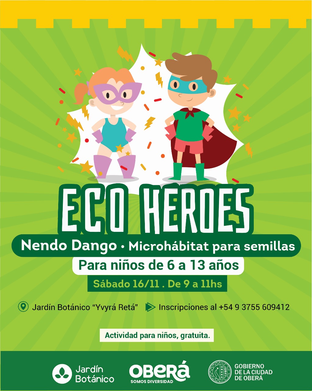 «Pinceladas en el Botánico»: Jornada Infantil de Pintura de Mariposas