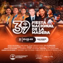 Hoy inicia la Fiesta Nacional de la Madera 2024 en San Vicente- MIRALA EN VIVO POR STREAM