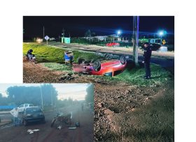 Dos siniestros viales en Los Helechos y Ameghino, el último con una persona lesionada