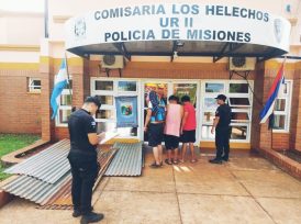 La policía recuperó chapas robadas en Los Helechos y detuvo a los tres ladrones