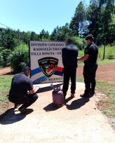 Menor fue demorado por el robo de una garrafa que fue recuperada por la policía