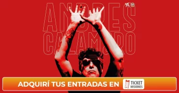 Andrés Calamaro en Posadas, el cantante se presentará en el Anfiteatro Manuel Antonio Ramírez este sábado
