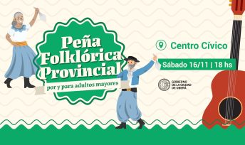 Peña folklórica provincial para el adulto mayor en Oberá