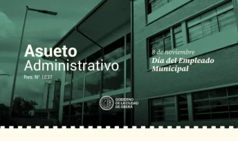 OBERÁ-Este viernes 8 asueto administrativo por el día del empleado municipal