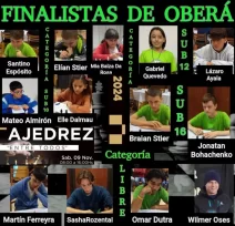Se viene la Gran Final Provincial de Ajedrez Misionero 2024, trece de los finalistas de Oberá