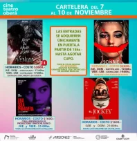 Que hay para ver en el Cine Teatro Oberá – Espacio Incaa