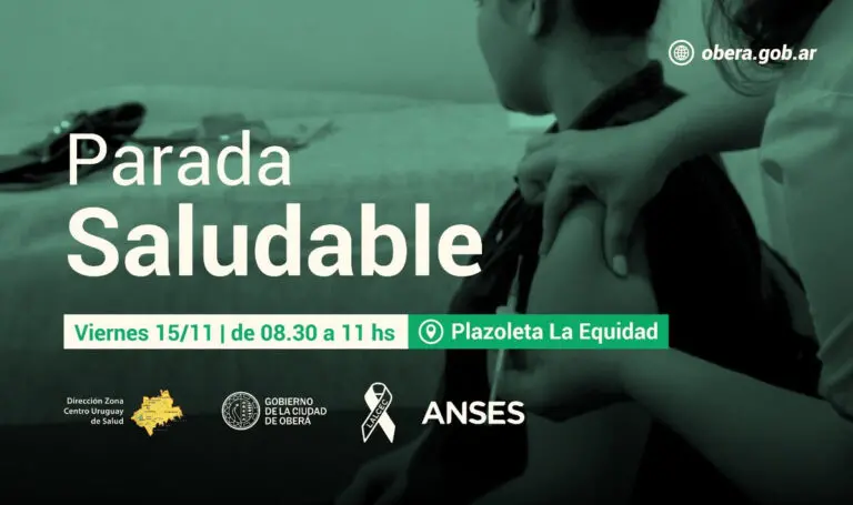 OBERÁ-Parada Saludable estará en la plazoleta de la Equidad