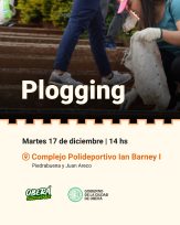 Plogging en el complejo Ian Barney I