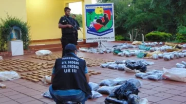 Operativo antidroga en Misiones: secuestraron marihuana valuada en 8 mil millones de pesos