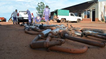 Se compactaron caños de escape que generan ruidos molestos