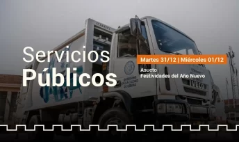 Servicios Públicos en la fiesta de fin de año