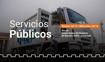 Servicios Públicos para el asueto y feriado de Navidad