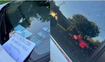 «No te metas con mi marido, roba billeteras!!! Una mujer denunció que rompieron el vidrio de su auto en Barrio Oberá III