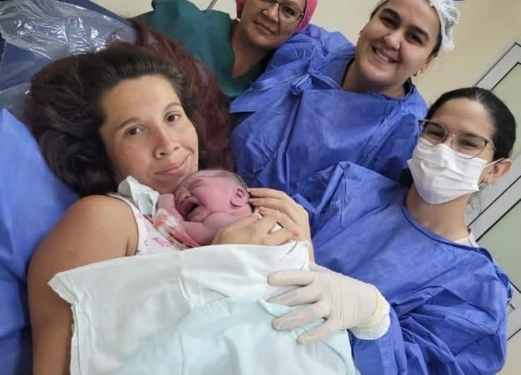 Alexia es la primera bebé del año 2025 en Misiones