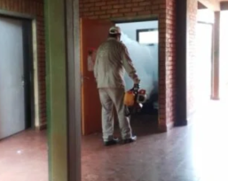 Se empezó a fumigar las escuelas para preparar el inicio de clases en Oberá