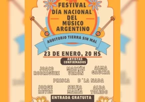 Artistas misioneros festejarán este jueves el Día Nacional del Músico Argentino con un show gratuito en la costanera