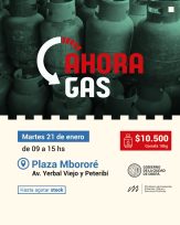 Ahora Gas, estará el martes 21 en Oberá
