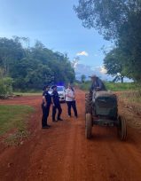 Policías de la UR II recorrieron la zona rural y urbana de Campo Viera