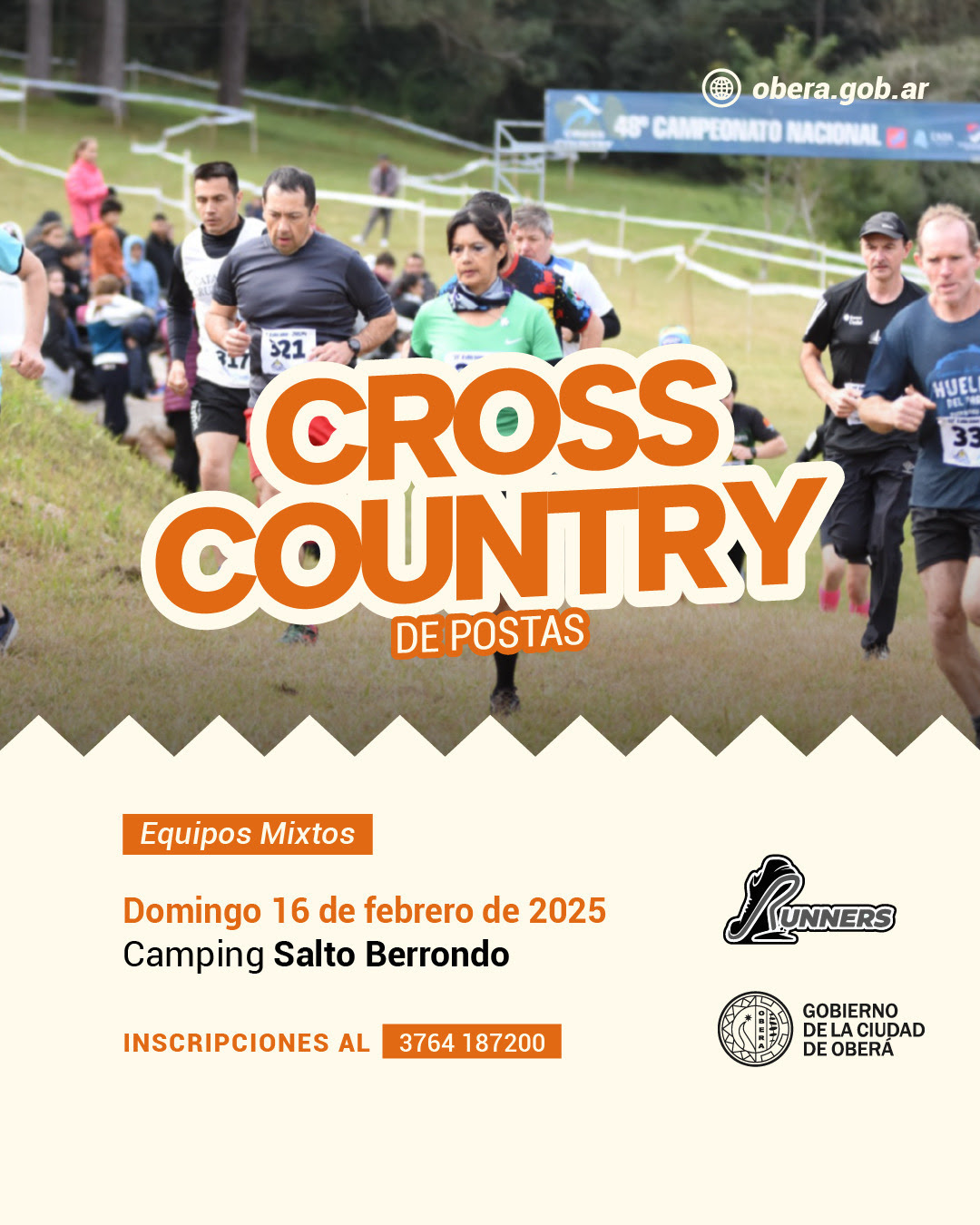 El domingo se desarrollará el Cross Country en el Salto Berrondo