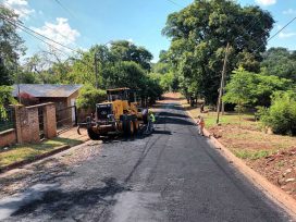 Más infraestructura: La calle Colombia, ahora cuenta con asfalto