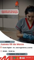 Jornada voluntaria de donación de sangre