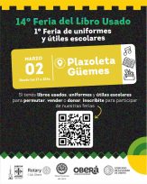 Noche peatonal carnaval y feria del libro usado