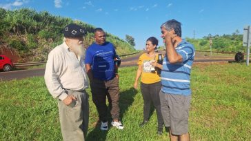 Continúa el acampe en el cruce Karabyn