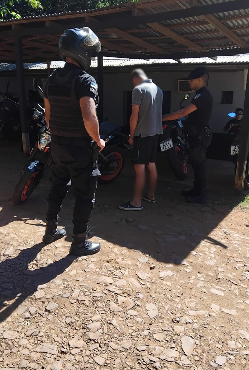 La Policía Motorizada capturó a joven ladrón buscado por la justicia