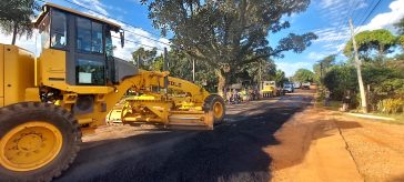 Barrio Norte: Llegó el asfaltado a calle Manuel C. Domínguez