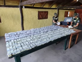 Gendarmería secuestró más de 500 millones de pesos trasladados dentro de una valija en Corrientes